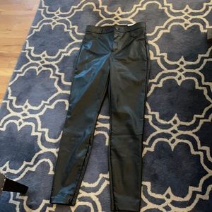 Zara faux leather leggings NWT